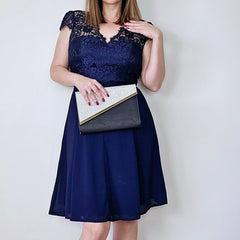 The OG of Midi Dresses – Review Navy Blue Lace Midi Dress (AU 12)