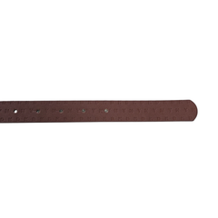 Donna Karan Reversible Leather Belt – Black & Brown | Gold Logo Buckle (90cm)