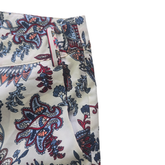Gracia Printed Wide-Leg Pants – High Waist Statement Boho Trousers – Size L