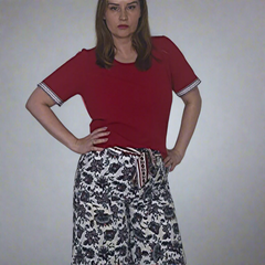 Tukky Red Boho Style Shirt