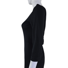 Moschino Cheap & Chic Black Cut-Out Back Midi Dress – AU 10