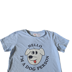 SEED Kids Graphic T-Shirt Size 6 Blue “I’m A Dog Person” Cotton Tee