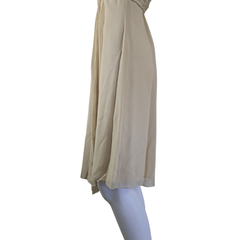 Third Millennium Silk Zari Draped Dress – Beige | NWT | AU 6