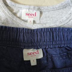 SEED Kids Clothing Bundle Size 4 & 5 – 4 Pieces Tees & Shorts