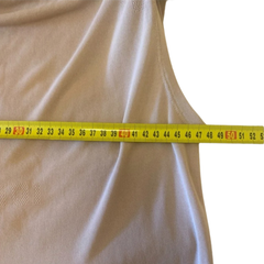 Fendi Beige Logo Cotton Blend Sleeveless Top – IT 46