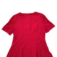 Diana Ferrari Red Midi Dress – Structured Fit & Flare (AU 10)