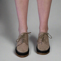 NU by NEO “Lucy” Vintage Suede Tie-Up Pumps – AU 6.5