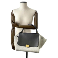 Celine Trapeze Wool Handbag