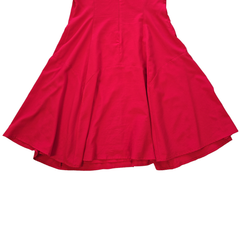 Diana Ferrari Red Midi Dress – Structured Fit & Flare (AU 10)
