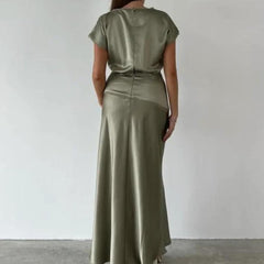 Bec + Bridge Anniston Dress in Olive - Size: AU 14