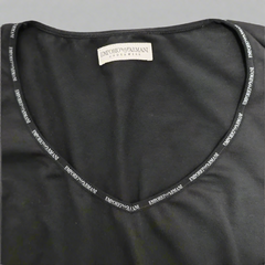 Emporio Armani Underwear Black Long-Sleeved Top