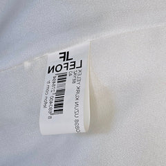 JF Lefon White Sleeveless Faux Fur Coat - Size: AU 12