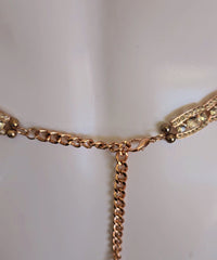 Vintage Rose Gold Chain Belt