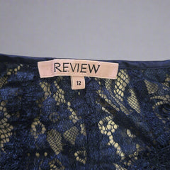 The OG of Midi Dresses – Review Navy Blue Lace Midi Dress (AU 12)