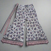 Gracia Wide-Leg Printed Pants – Size L