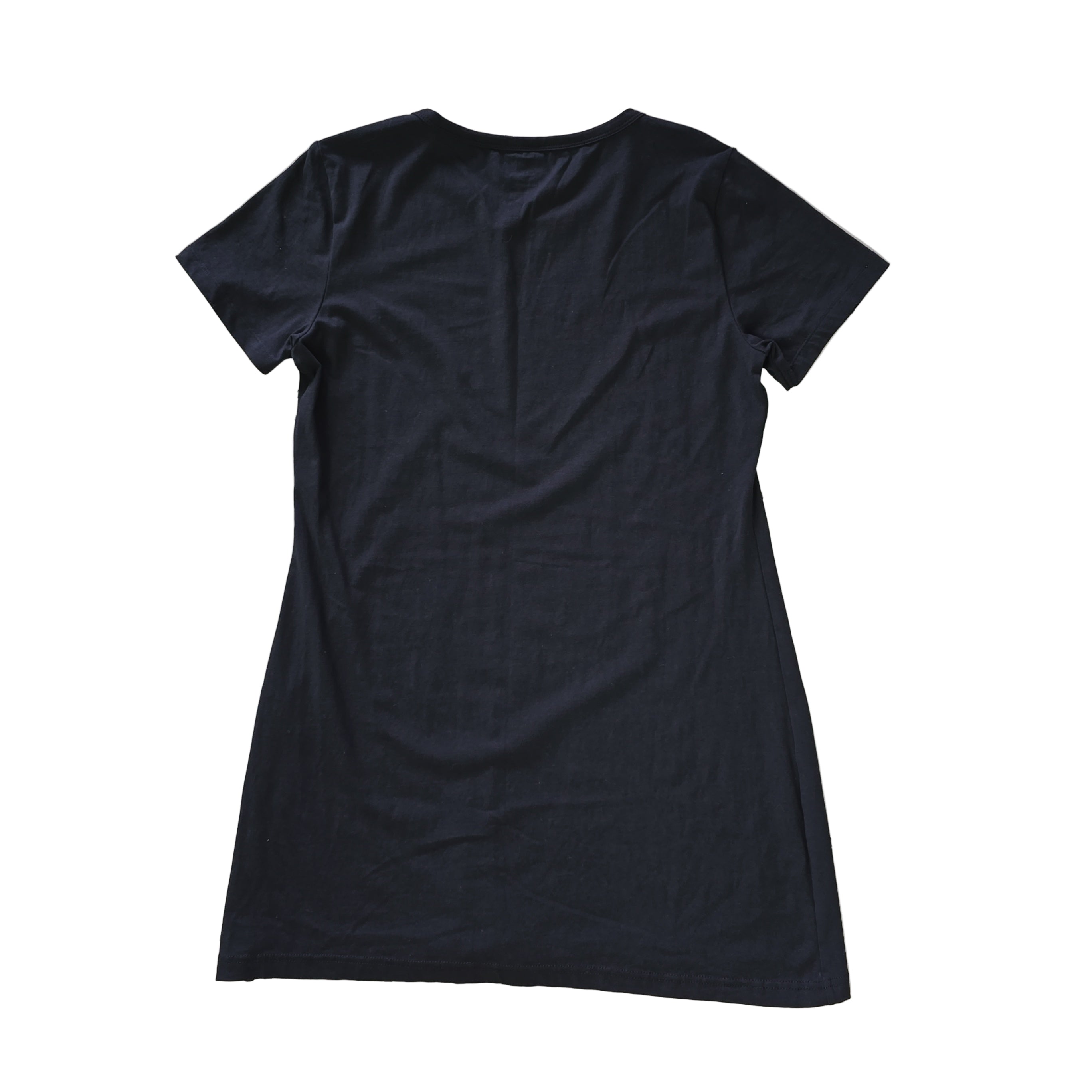 Black dress on a light background