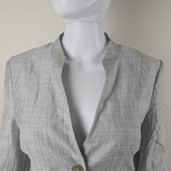 Gerry Weber Silver Grey Lightweight Jacket – Size AU 12