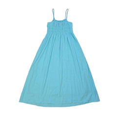 Light blue dress on a light background