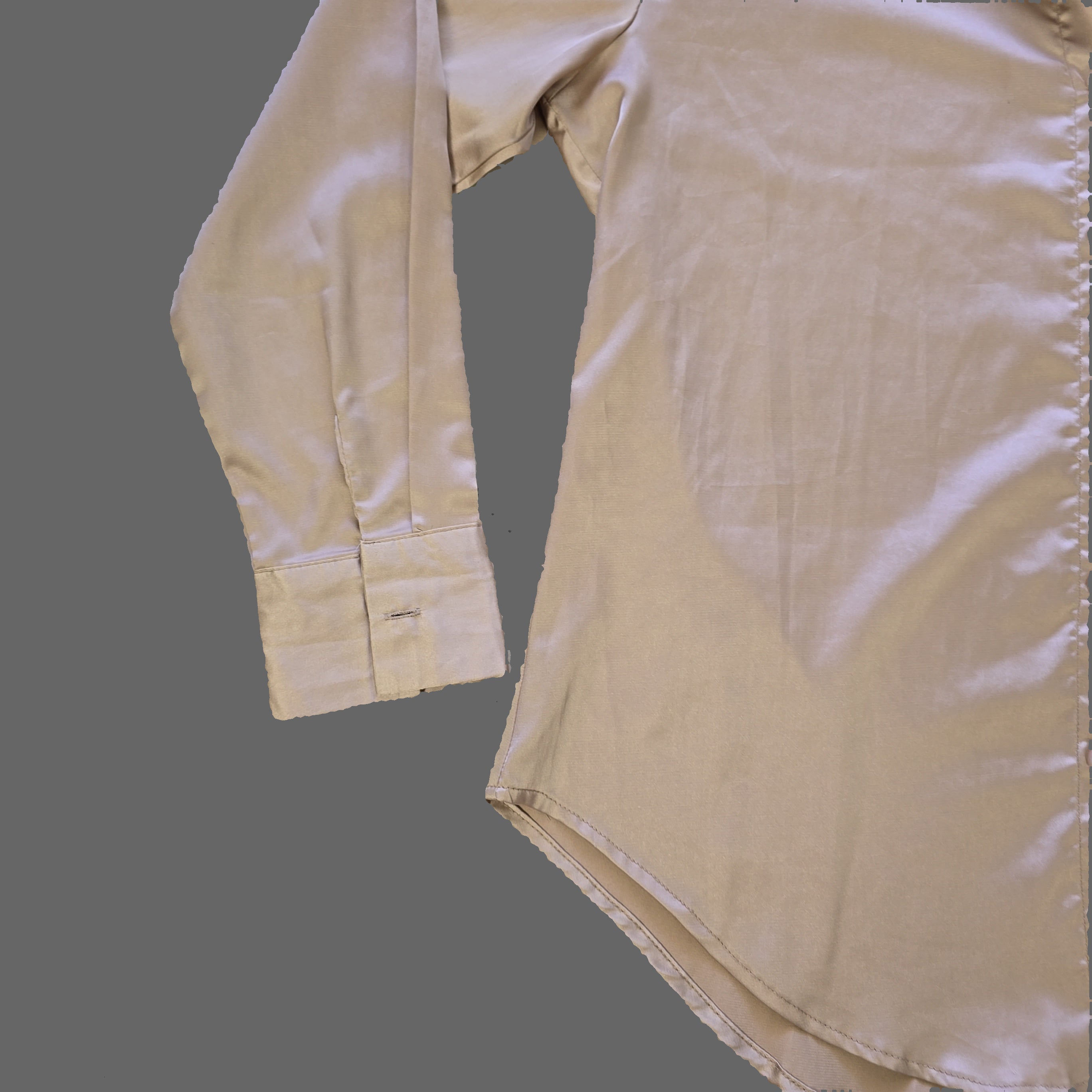 Beige top on a tiled floor