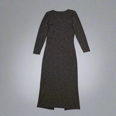 Long-sleeve dress on a light gray background