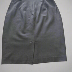 Oroton Black Skirt with Gold Details