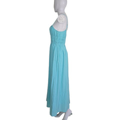 Light blue dress on a light background
