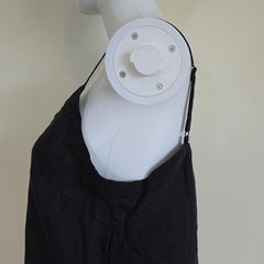 Black tank top on a light background