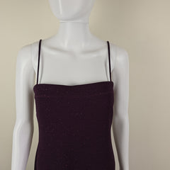 Staxs Purple Maxi Dress with Bolero Jacket Set - Size: Dress AU 10 / Bolero AU 12