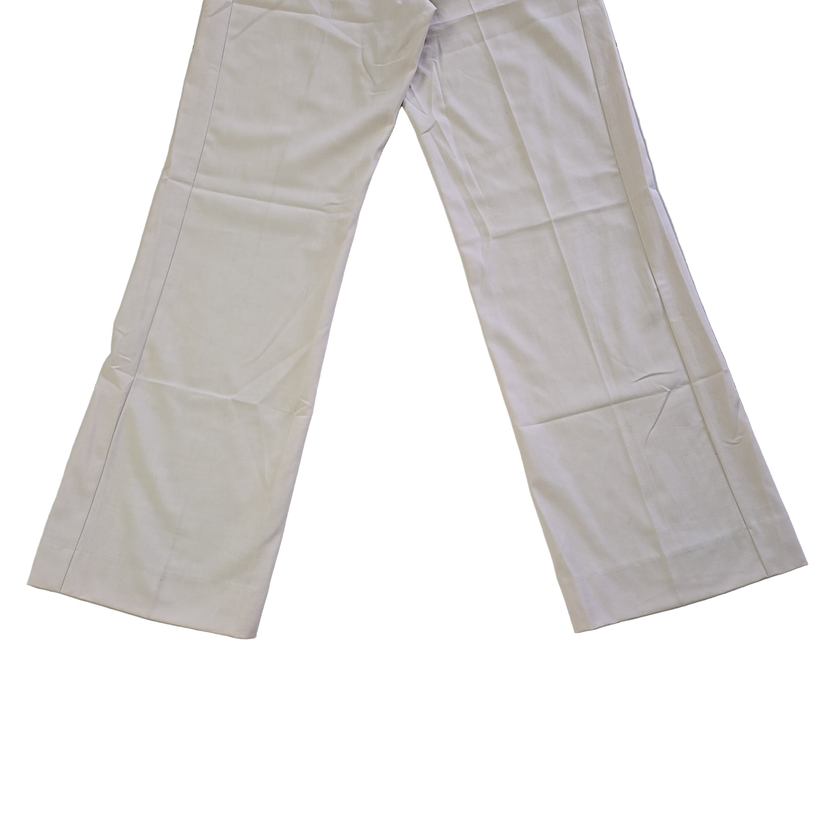 Beige pants on a light background