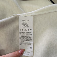 Emporio Armani Beige and Black Contrast-Trim Coat – IT 46