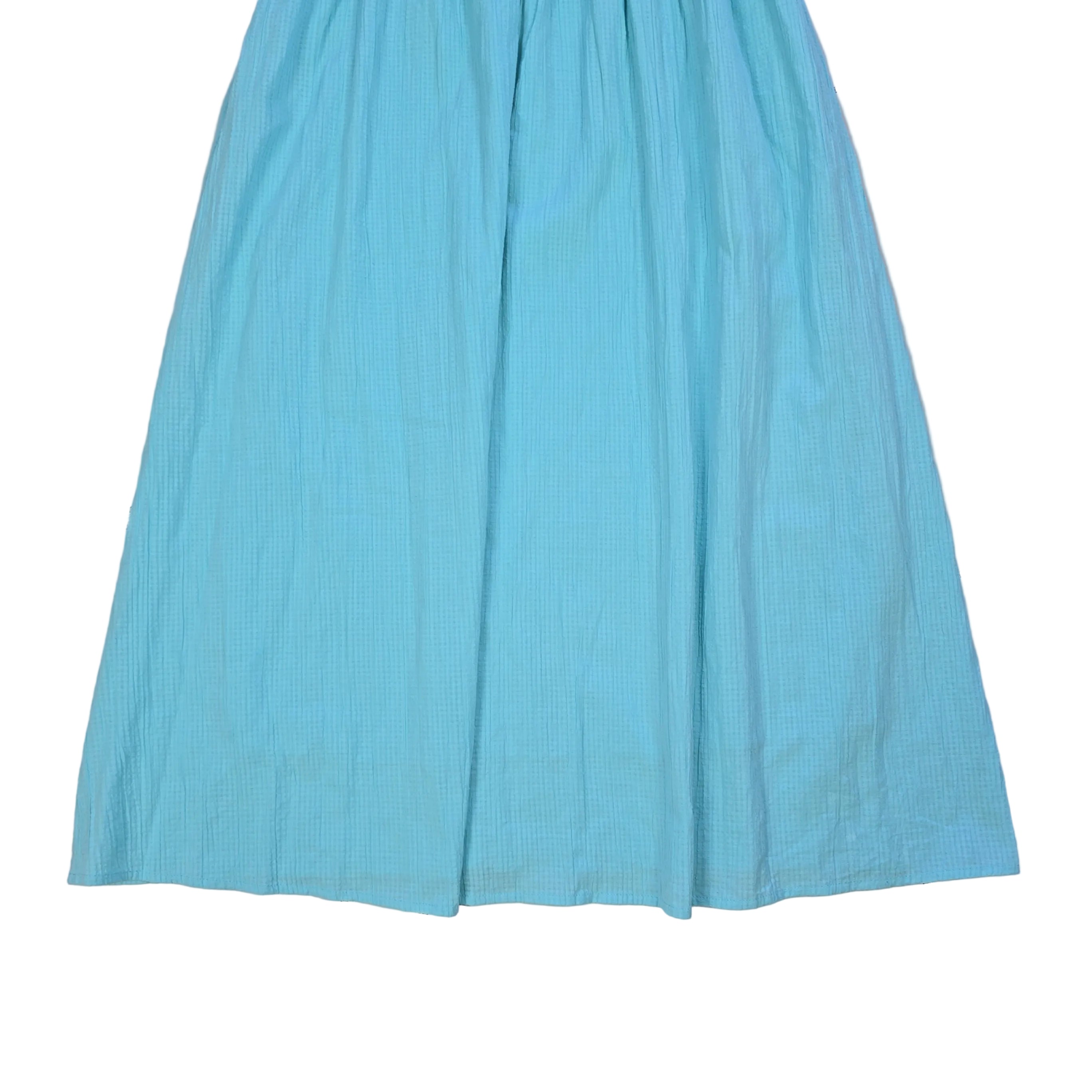 Light blue dress on a light background