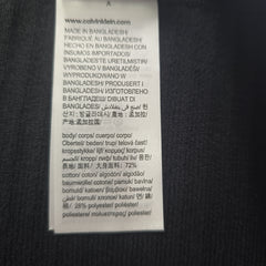 Text label on a black background