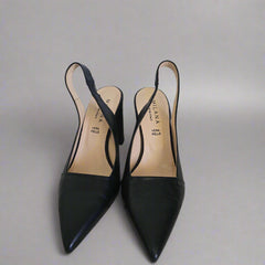 Milana Black Slingback Heels