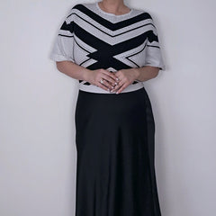 Karen Millen Black and White Top - Size: M