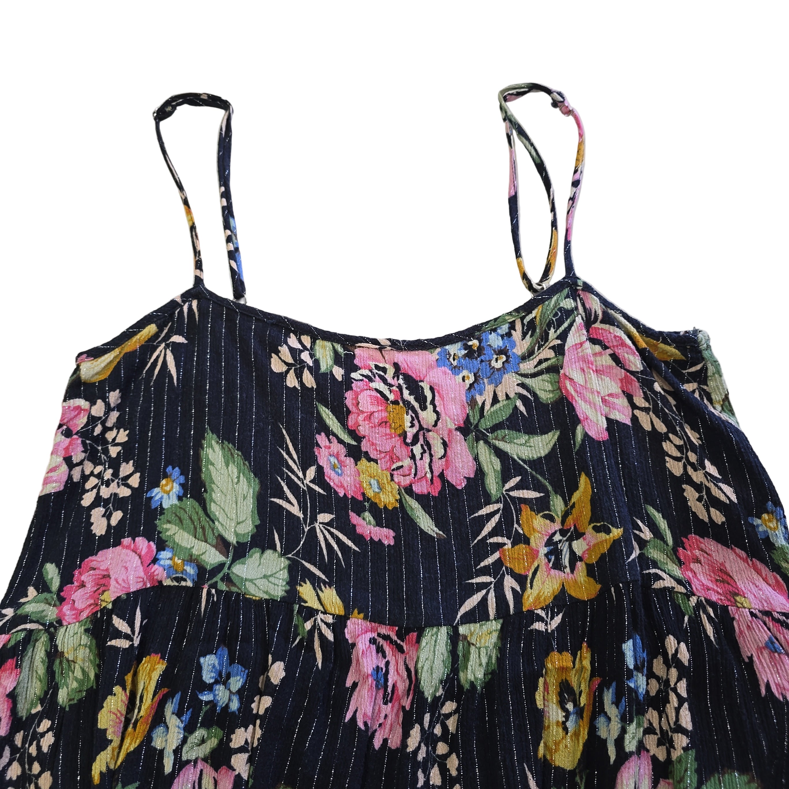 Floral-patterned top on a light background