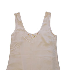 Beige dress on a light background