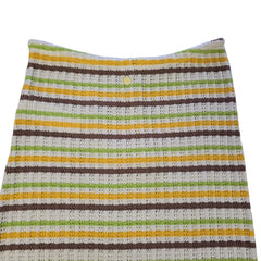 Striped maxi skirt on a light background
