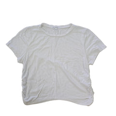 White t-shirt on a light background