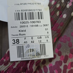 NWT Taifun Purple Spotted Dress