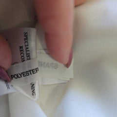 Eileen Kirby White & Gold Dress – Elegant & Timeless