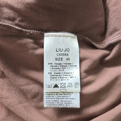 LIU•JO Plum-Purple Gathered Dress (IT 46)