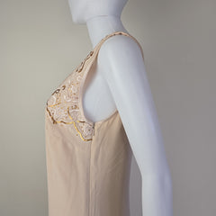 Beige dress on a light background