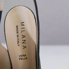 Milana Black Slingback Heels