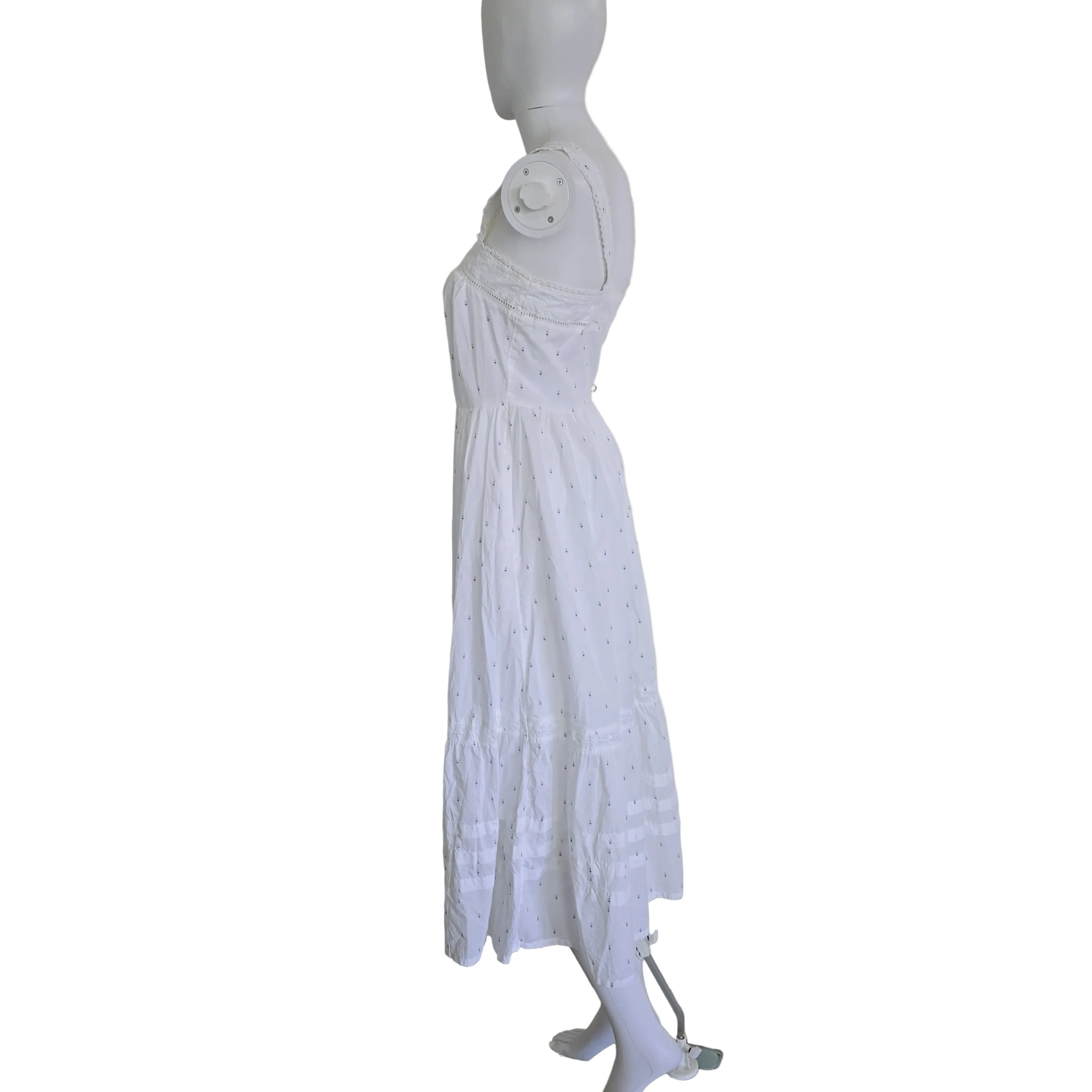 White dress on a light background