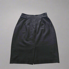 Oroton Black Skirt with Gold Details