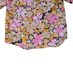 Floral-patterned shirt on a light background