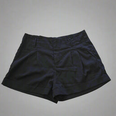 Sweetaeacia Classic Pleasted Black Shorts - Size: AU 12