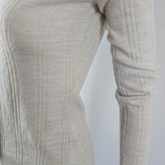 Dolce & Gabbana (D&G) Cream Beige Wool Cardigan - Size: IT 40