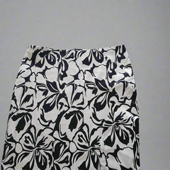Veronika Maine Black and White Bold Print Pencil Skirt – AU 14