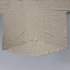 Oroton Gold-Beige Metallic Knit Top - Size: International L